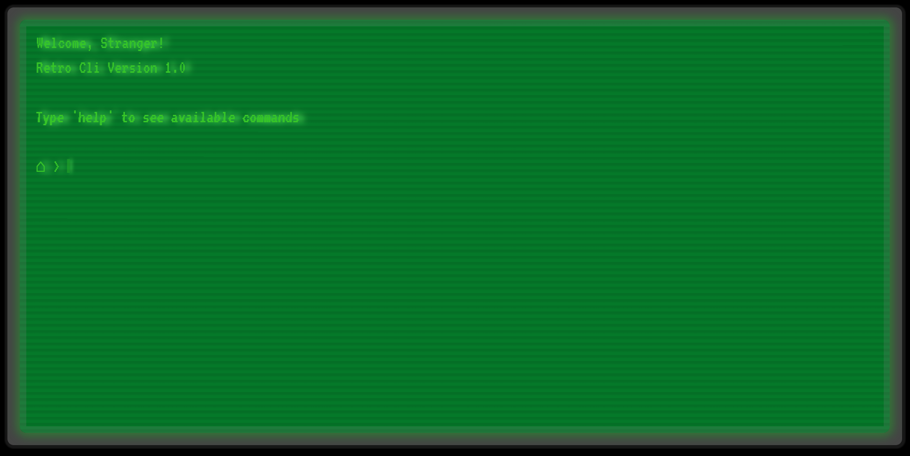 Retro Cli Screenshot